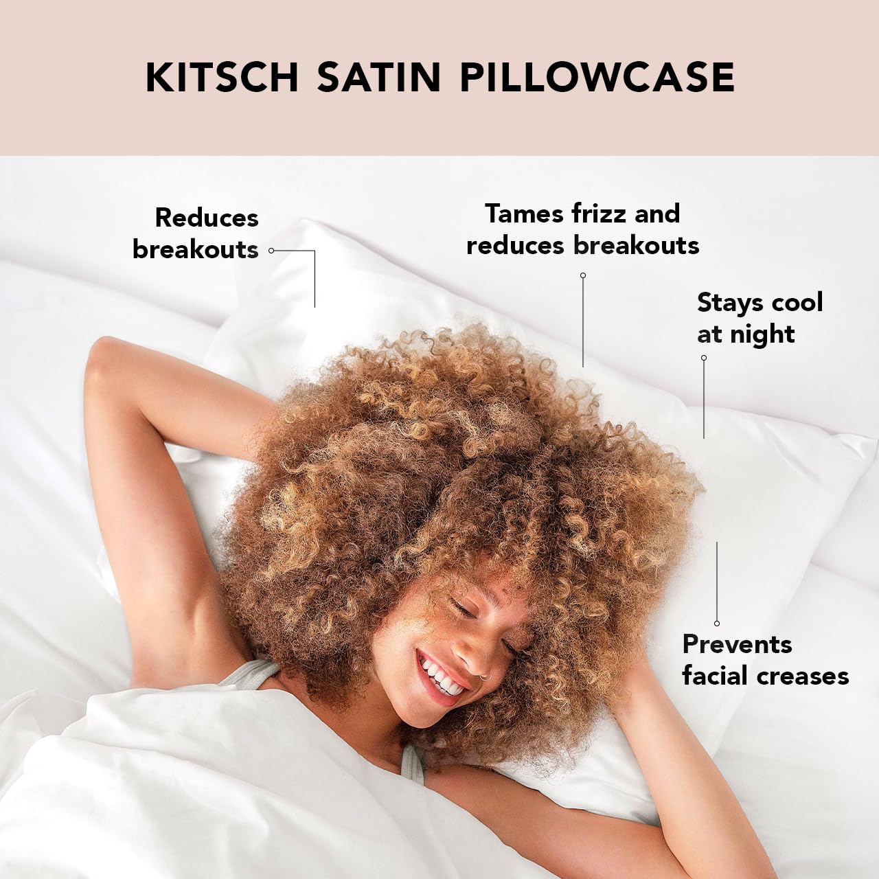 Kitsch Spray Bottle for Hair & Satin Pillowcase with Discount