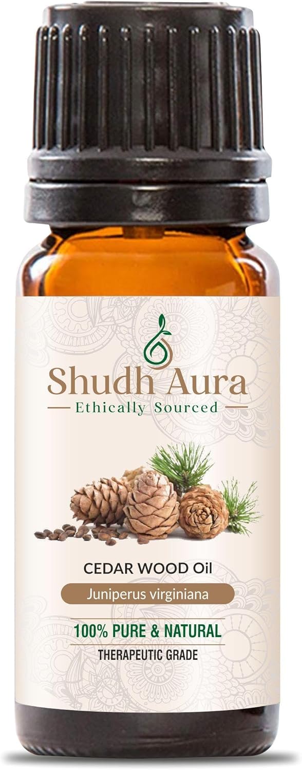 Cedarwood Essential Oil | 100% Pure, Natural & Undiluted | Premium Therapeutic Grade Oils for Aromatherapy & Diffuser (1000ML)