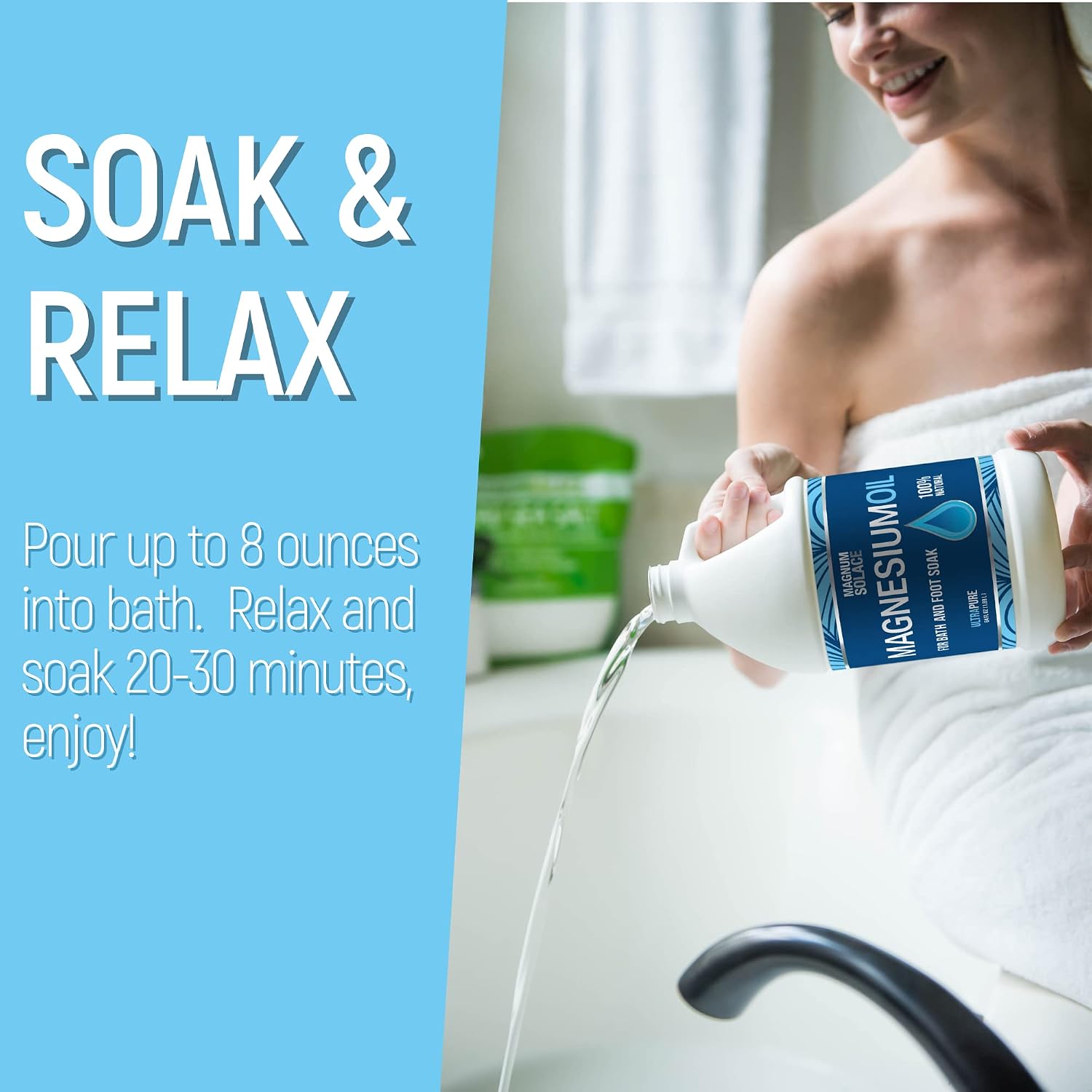 Pure Magnesium Oil & Magnesium Bath Flakes