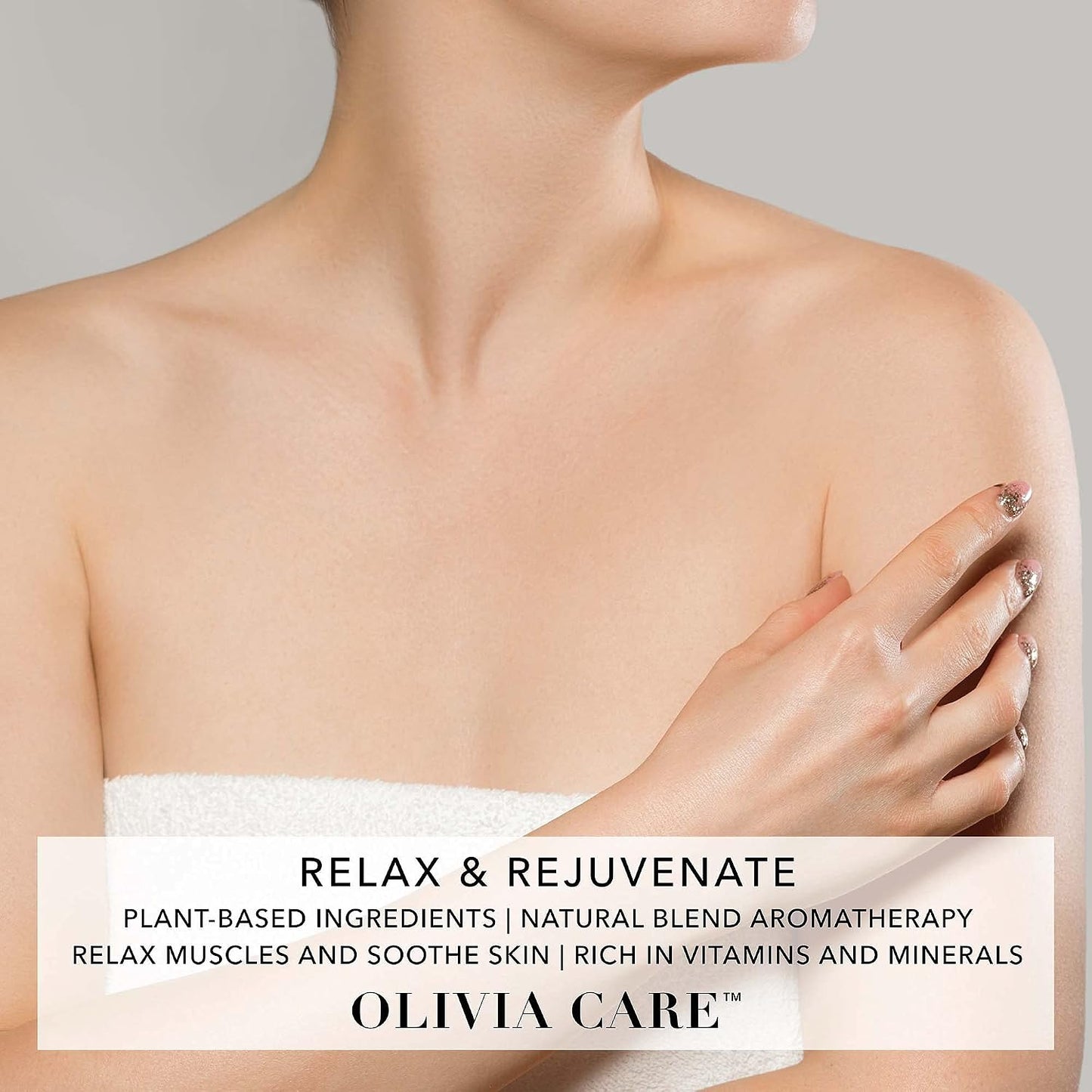 Olivia Care Pink Himalayan Bath Salts with Apricot Fig - Relieves & Relax Muscles. Exfoliate, Heal, Rejuvenate, Cleansing & Soothes Skin | Made with Natural Ingredients. Fresh Fragrance - 12 OZ