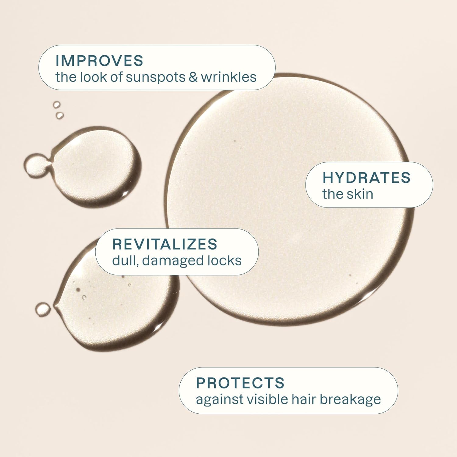 Cliganic Organic Argan Oil for Hair, Face & Skin (Bulk, 32oz with Pump) - 100% Pure, Cold Pressed