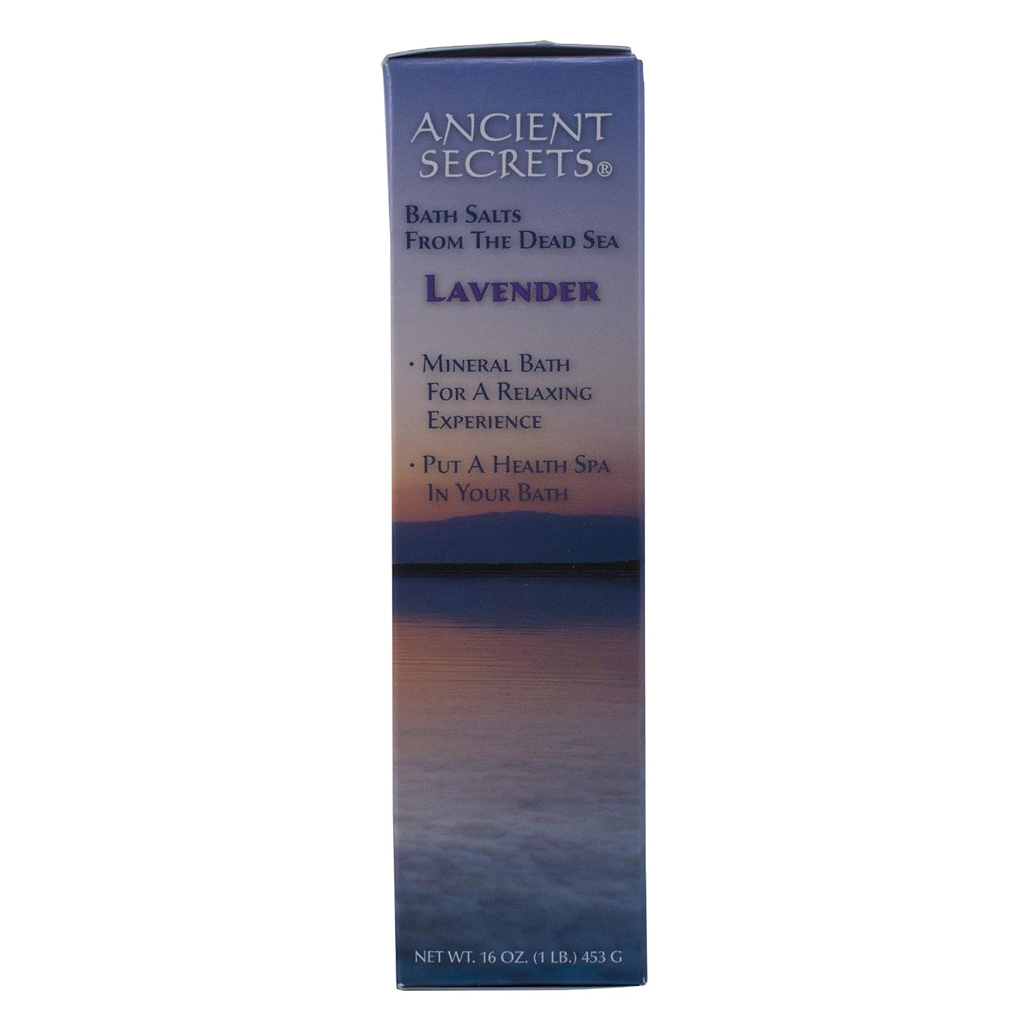 Ancient Secrets Bath Salts From The Dead Sea, Lavender, 16 Ounce