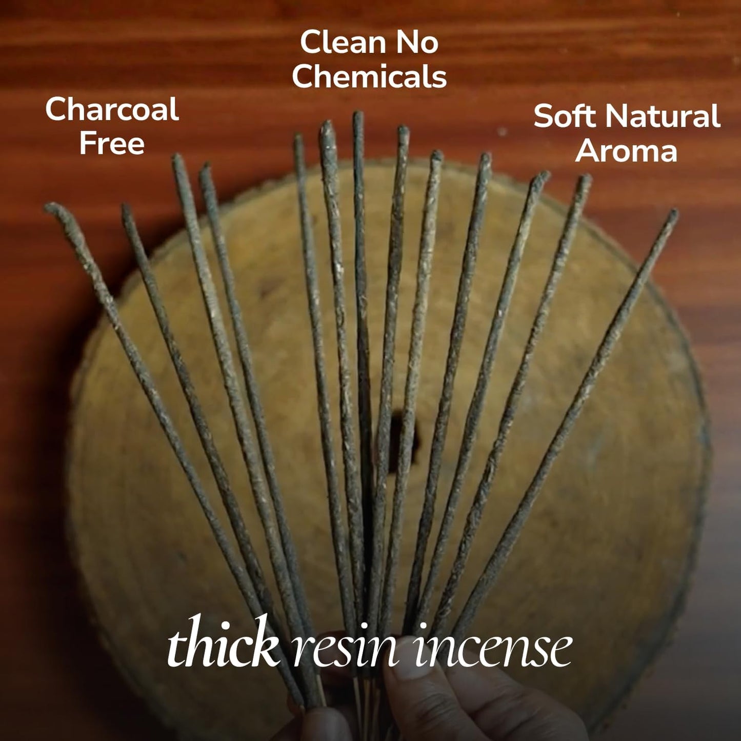 Mystic Oud Agarwood Incense Sticks - (40+Sticks, 9 inch) Thick Natural Resin Incenses Made from Assam Oudh Chips, Clean Charcoal Free | Infuse Luxury with These Exotic Oud Incense (Burn Time 45+ mins)