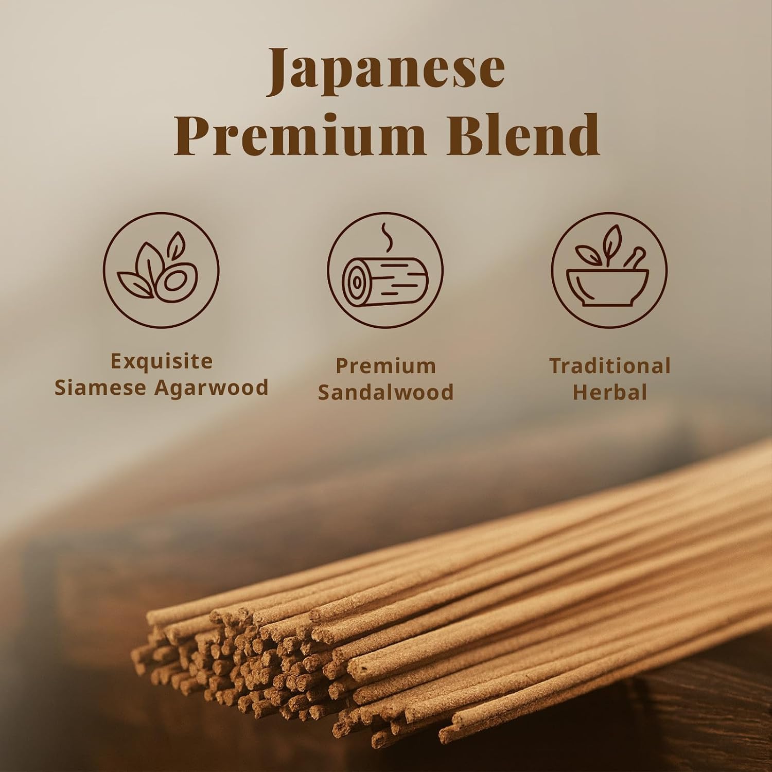 Hasegawa | Hasegawa Original Low Smoke Japanese Incense Sticks | Agarwood & Sandalwood Blend | No Synthetic Fragrances (Mini, A Blend Agarwood & Sandalwood)