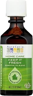 Aura Cacia Keep it Fresh Essential Oil Blend for Home Care, 2 Fluid Ounce