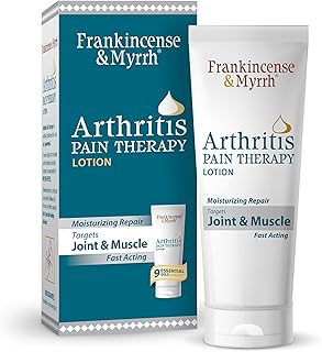 Frankincense & Myrrh Arthritis Pain Reliever Therapy Lotion – Topical Arthritis Pain Relief Cream and Hydrating Skin Repair, Body Relief for Sciatica, Knee, Back, Joints, Neck, Hands, 3 Oz - 1 Pack