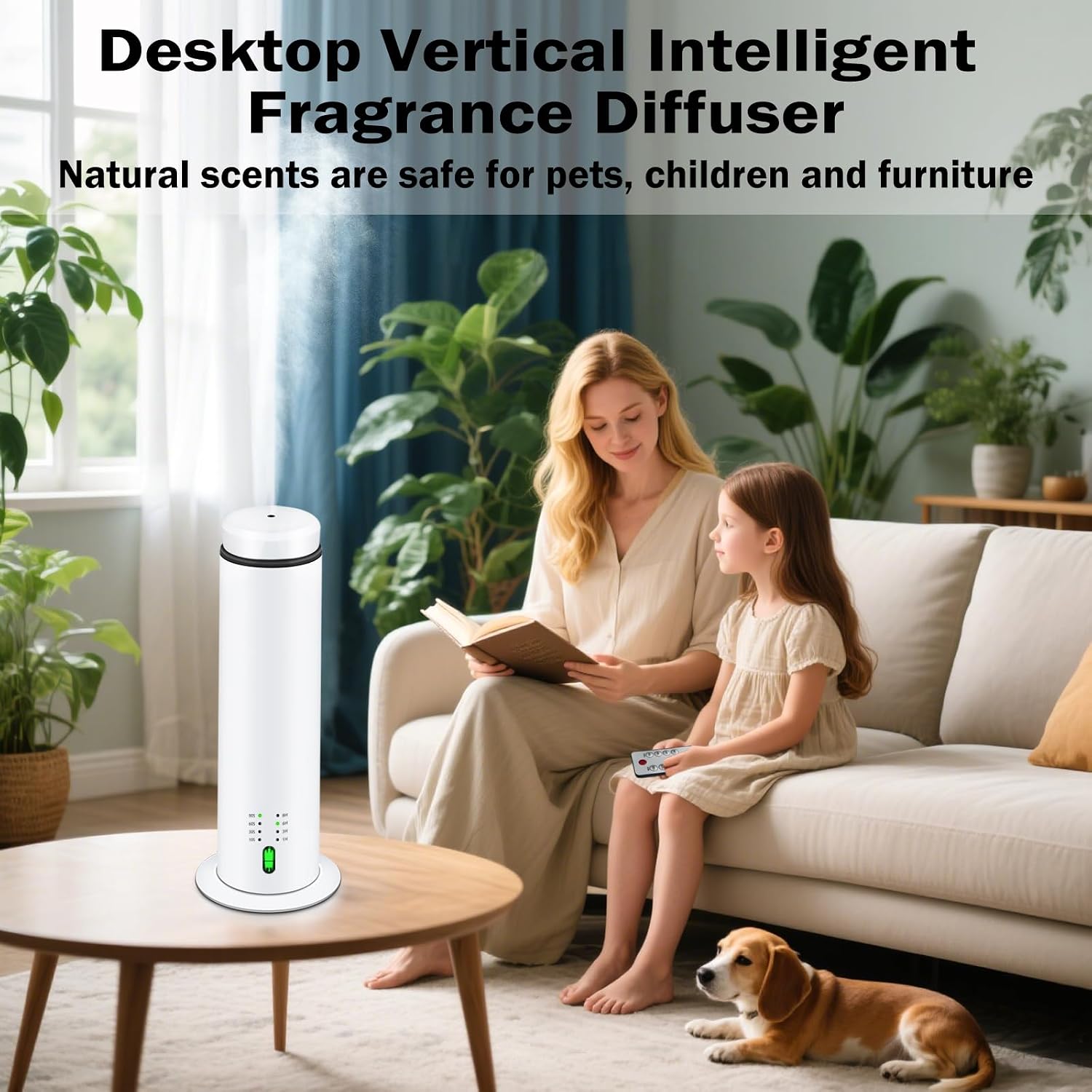 Waterless Scent Essential Oil Diffuser for Hotel,Whole House,Large Room, Office，Home，200ML Large Capacity, Covering 1500 Square feet (XL-White)