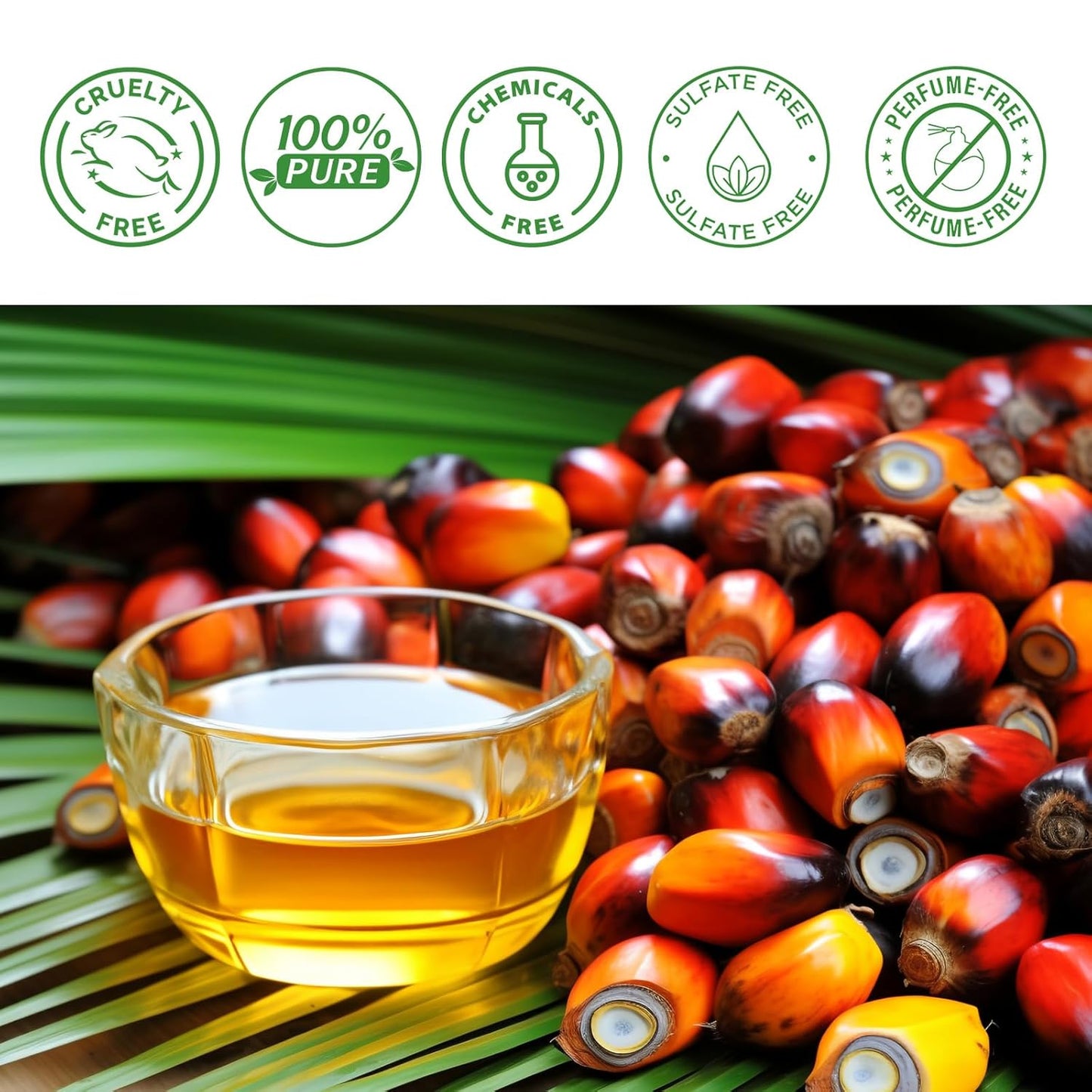 Batana Oil - 100% Pure & Natural from Honduras for Hair Growth, Eliminates Split Ends, Enhances Radiance & Nourishment for All Hair Types, 2.02 fl oz