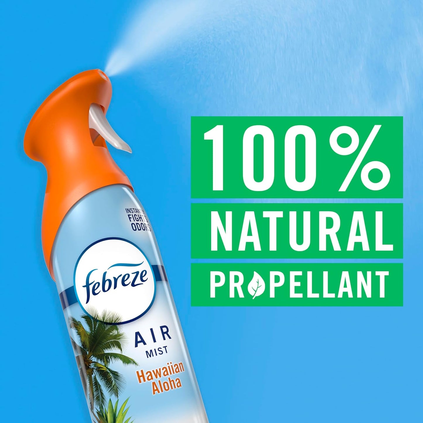 New & Improved Air Mist Hawaiian Aloha, Air Freshener, Home and Kitchen Essentials, Odor Fighting Room Spray, 8.1 oz bottle