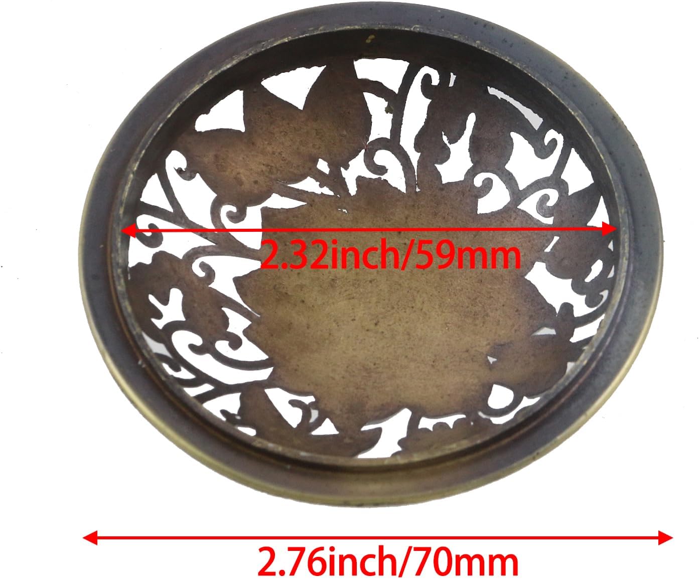 2Pcs Candle Cover Lotus Topper Candle Jars Cover Scented Lid Metal Aromatherapy Toppers