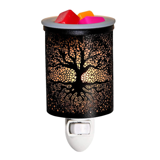 ASAWASA Metal Plug-in Wax Warmer with 1 pics Silicone Liner