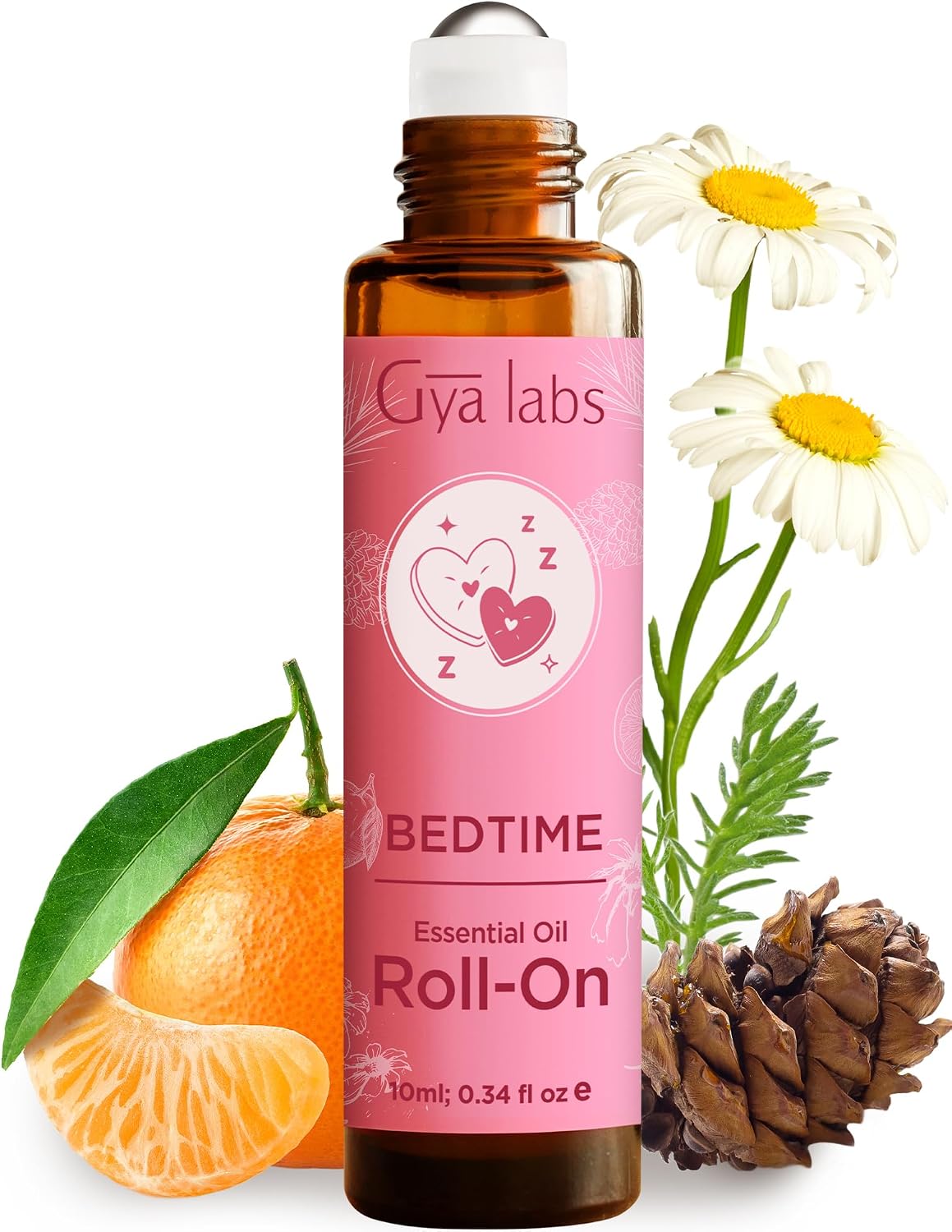 Bedtime Essential Oil Roll-On Convenient Travel Size for Skin 0.34 Oz