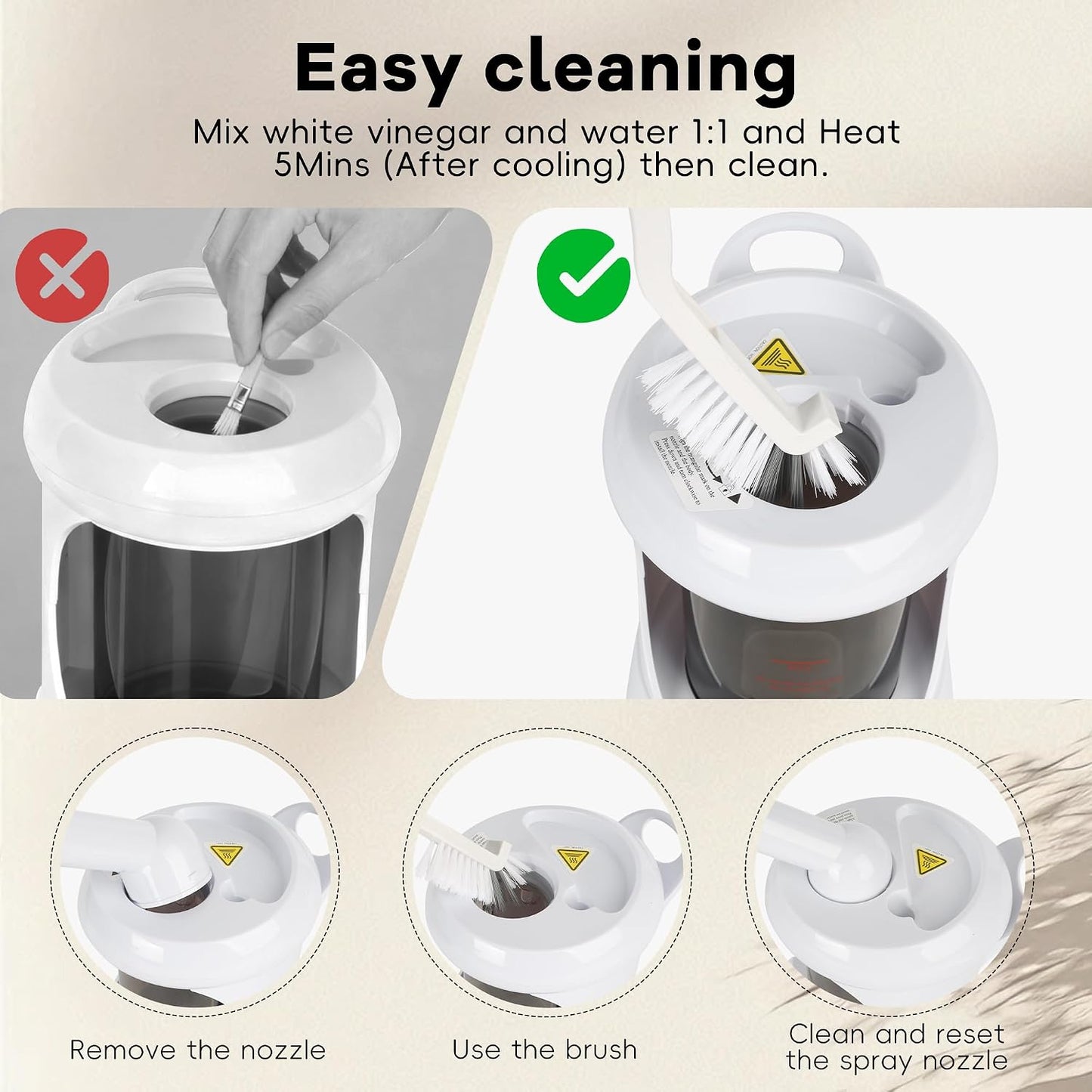 Table Facial Steamer, Face Steamer with Extendable Arm Nano Ionic Steamer for Home Salon Spa or Personal Care