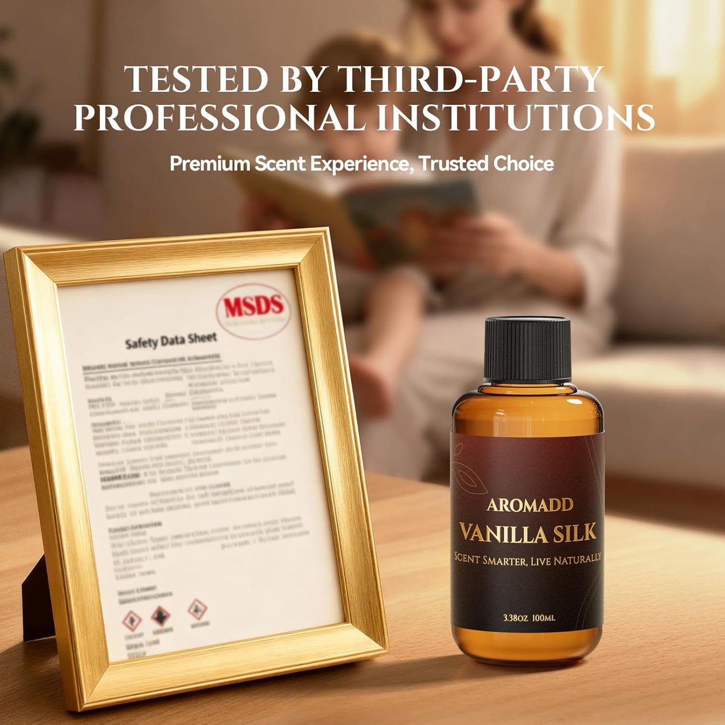 AROMADD AROMADD Vanilla Silk Hotel Diffuser Oil Inspired by Luxury Hotel Collection Scent, Warm Sandalwood & Amber Aroma, Premium Fragrance Oil for Waterless Diffusers, Long-Lasting,3.38 fl oz(100 mL)