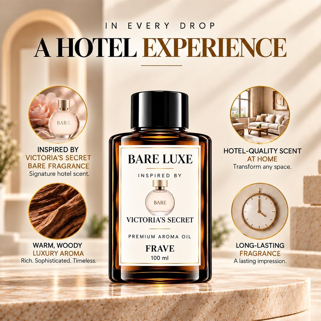 Bare Luxe Hotel Collection Diffuser Oil 100ml, 3.38 oz - Aromatherapy