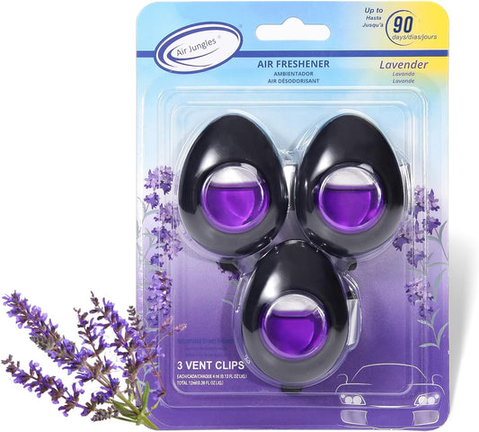 Air Jungles Car Air Freshener Vent Clip 3 Ct