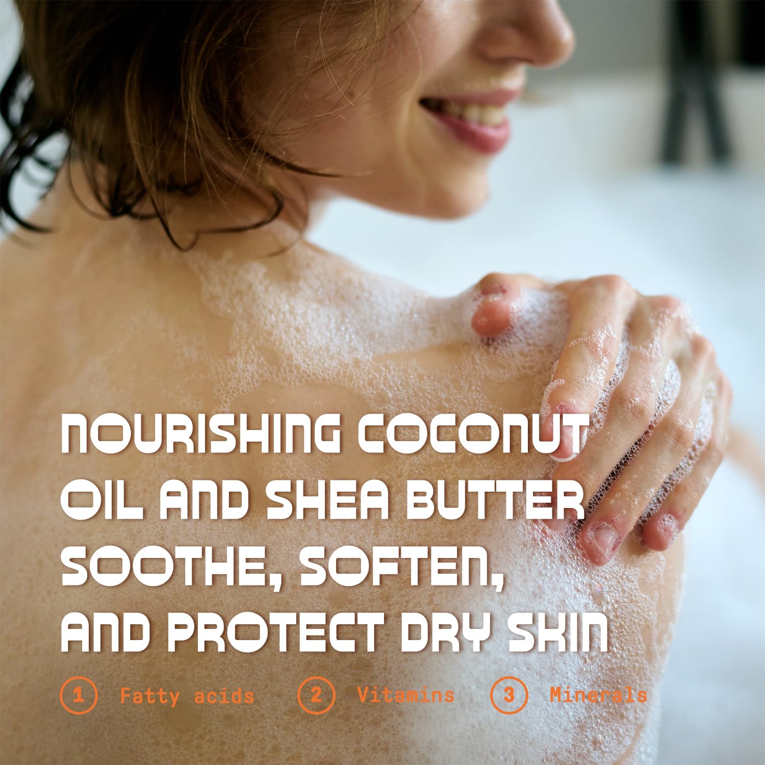 Alaffia Everyday Coconut Bubble Bath, Purely Coconut Scent, 32 Oz