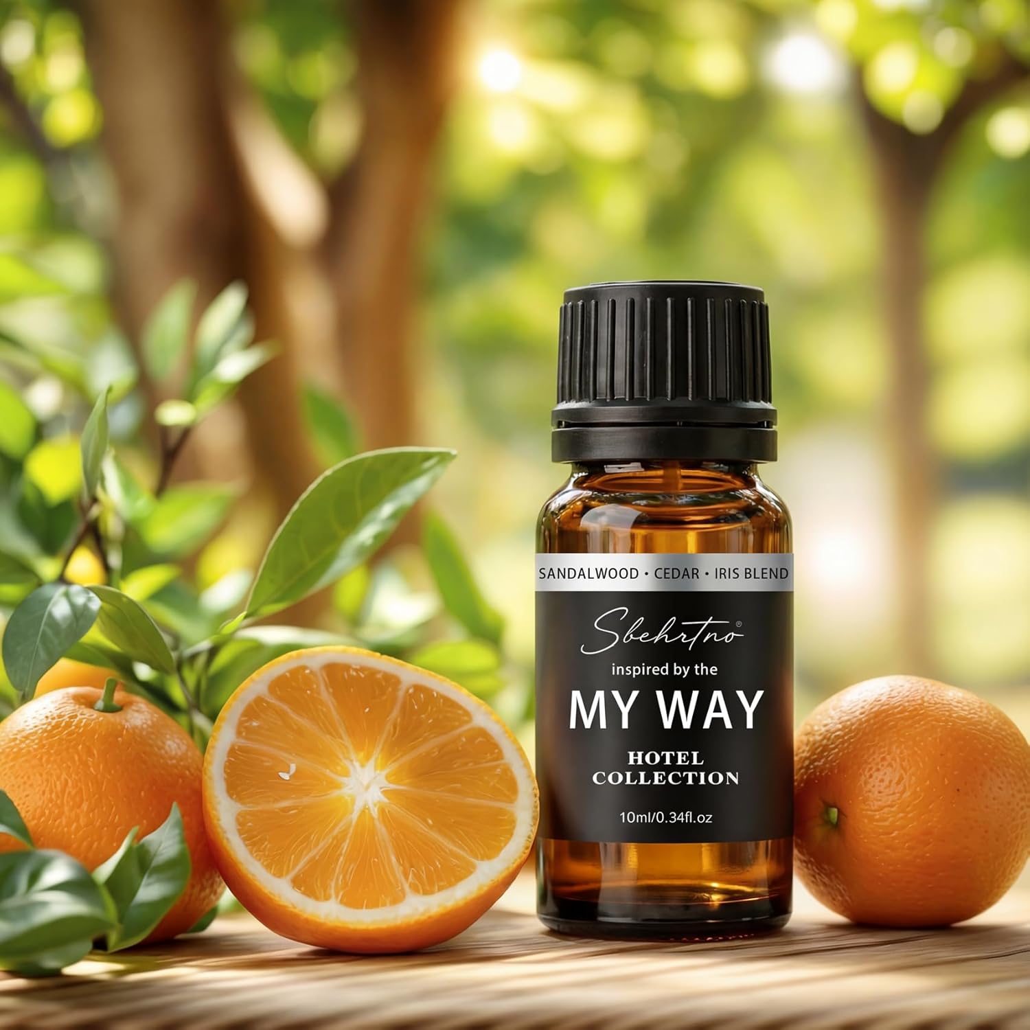 My Way Diffuser Oil – Luxury Hotel Collection, Inspired by The 1 Hotel Miami Scent – Sandalwood, Cedar & Iris (0.34 Fl Oz (Pack of 1))