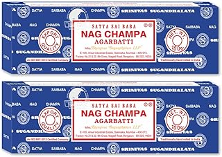 Satya Sai Baba Nag Champa Incense Sticks, 100-gram (Pack of 2)