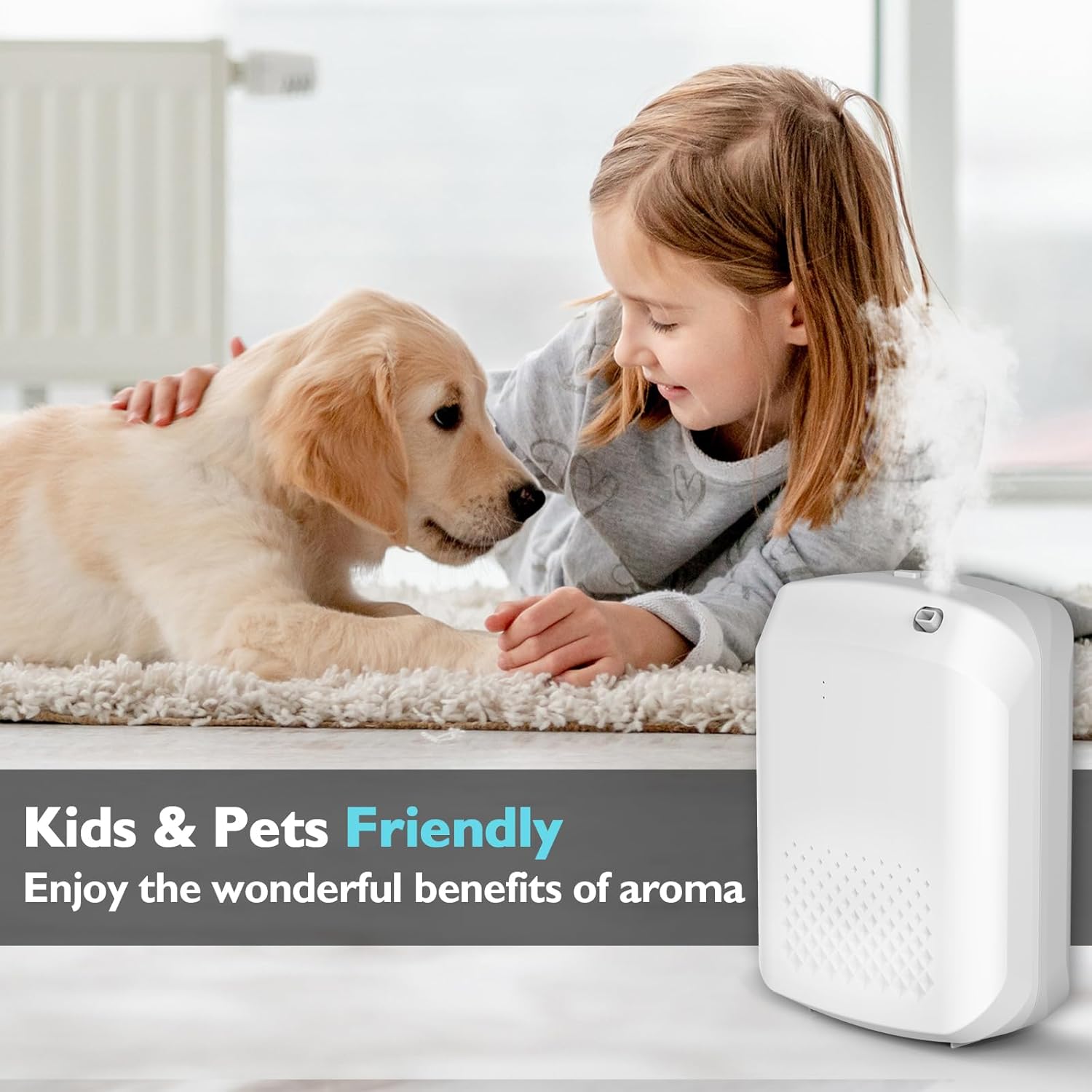 Scent Air Machine for Home, Yofuly Smart Hotel Collection Diffuser with Cold Air Technology, 400Ml Waterless Electric Oil Diffusers for Large Room, Spa, Office, 1500 Sq. Ft Coverage