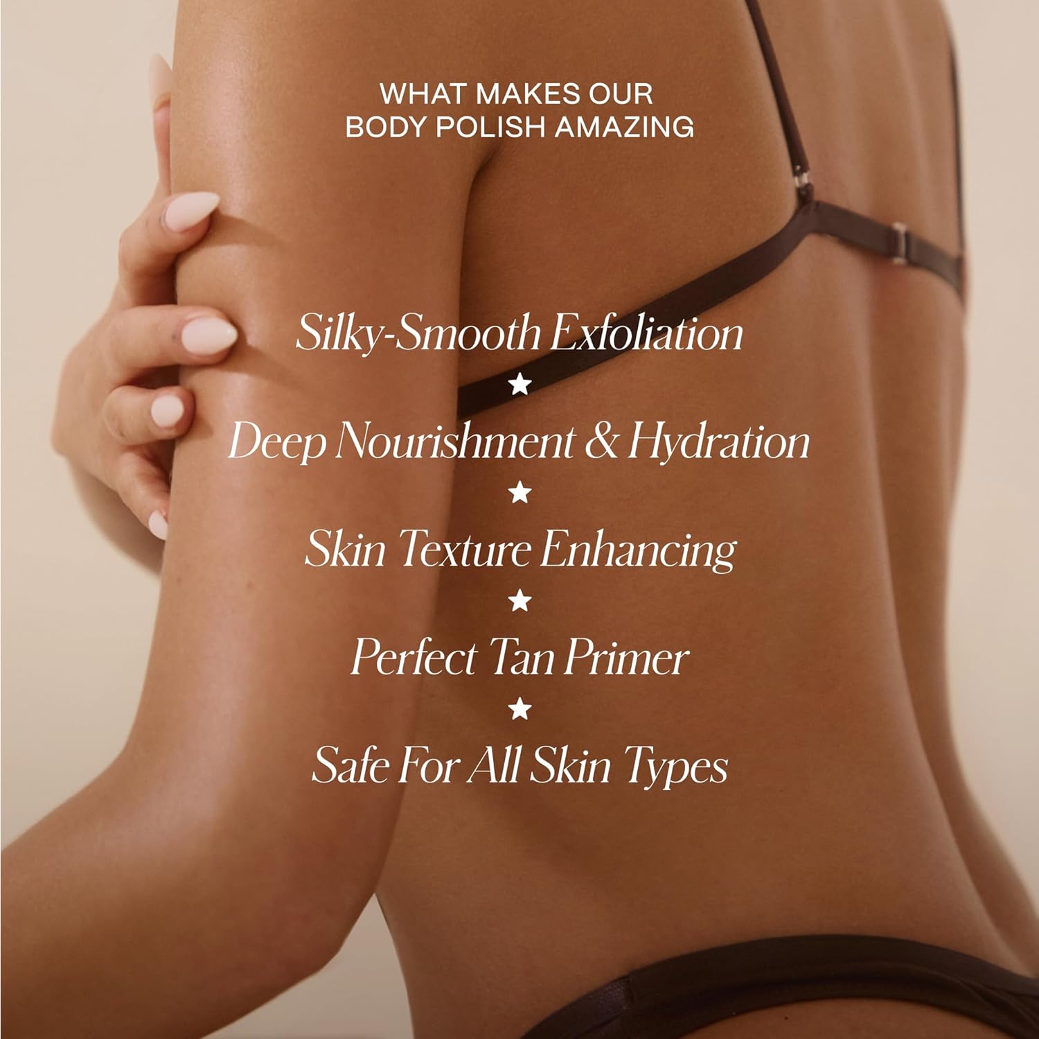 Filter by Molly-Mae Body Polish | Moisturizing Body Scrub with Apricot Kernel Oil & Shea Butter | Self Tan Remover & Pre-Tan Exfoliating Scrub | Anti-Inflammatory | Smoothing & Luxurious 300ml