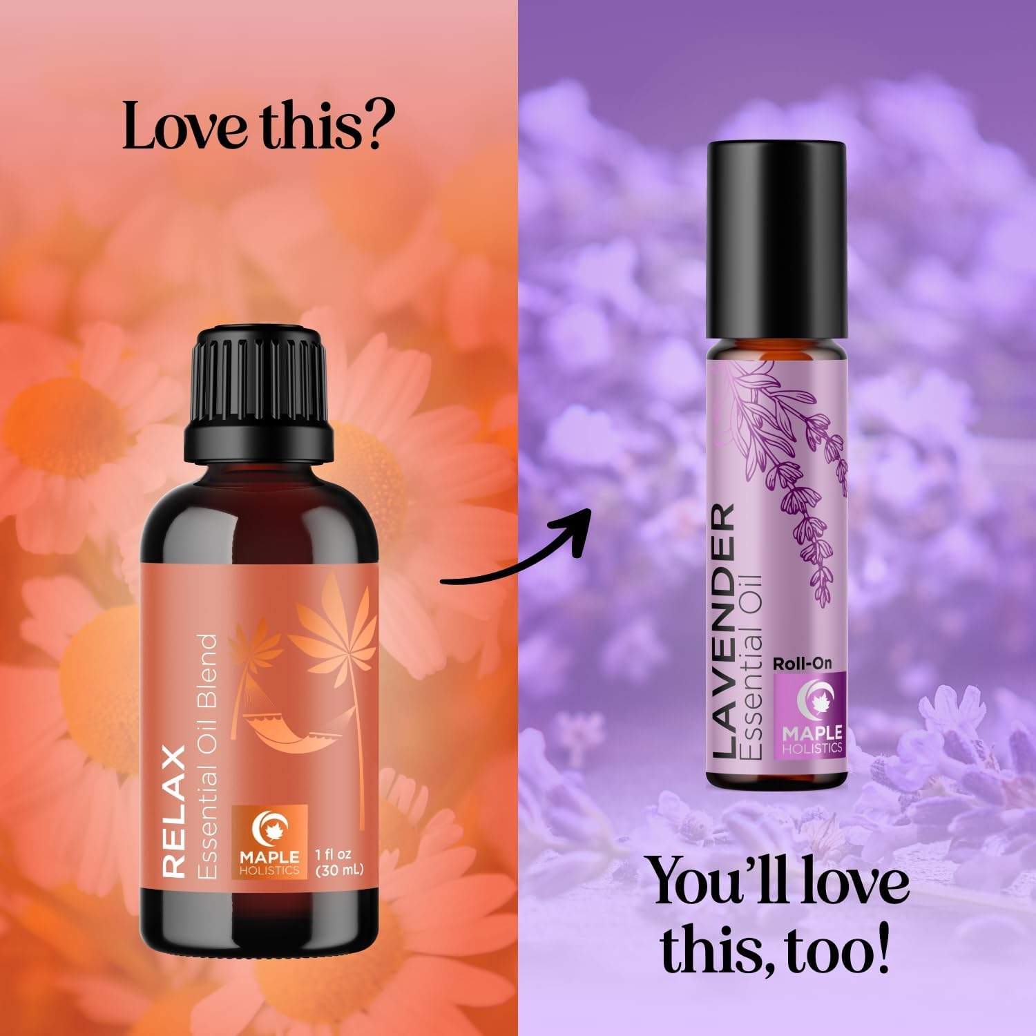Relaxing Essential Oil Blend for Diffuser - Aromatherapy Blend of Essential Oils for Diffusers for Home and Travel Stress Support with Lavender Geranium Roman Chamomile and Ylang Ylang Diffuser Oils
