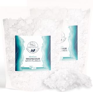 Natural Elephant Dead Sea Magnesium Bath Flakes | 10 lb (Pack of 2 5lb Bags) | Pure Magnesium Chloride Soak for Body and Foot | Ideal for a Soothing Bath Experience | Alternative to Epsom Salt