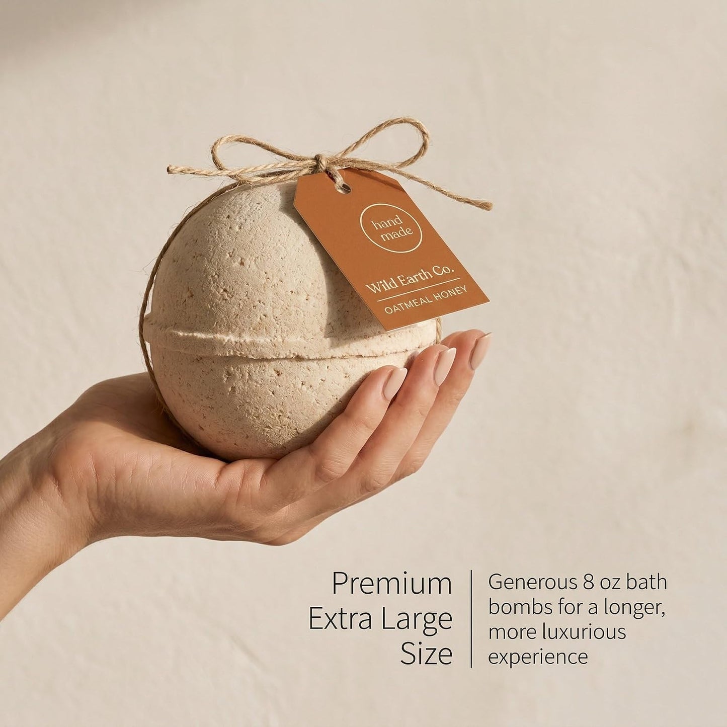 Unboxme Gifts Bath Bombs for Women - 4 Pack Large 8 oz Shea Butter Spa Gift Set, Moisturizing Fizzy Bath Bombs, Oatmeal Scent