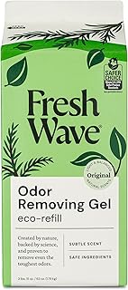 Fresh Wave Original Scent Odor Removing Gel Refill, 63 oz. | Safer Odor Absorbers for Home, Cooking, Trash, & Pets Areas | Natural Plant-Based Odor Eliminator