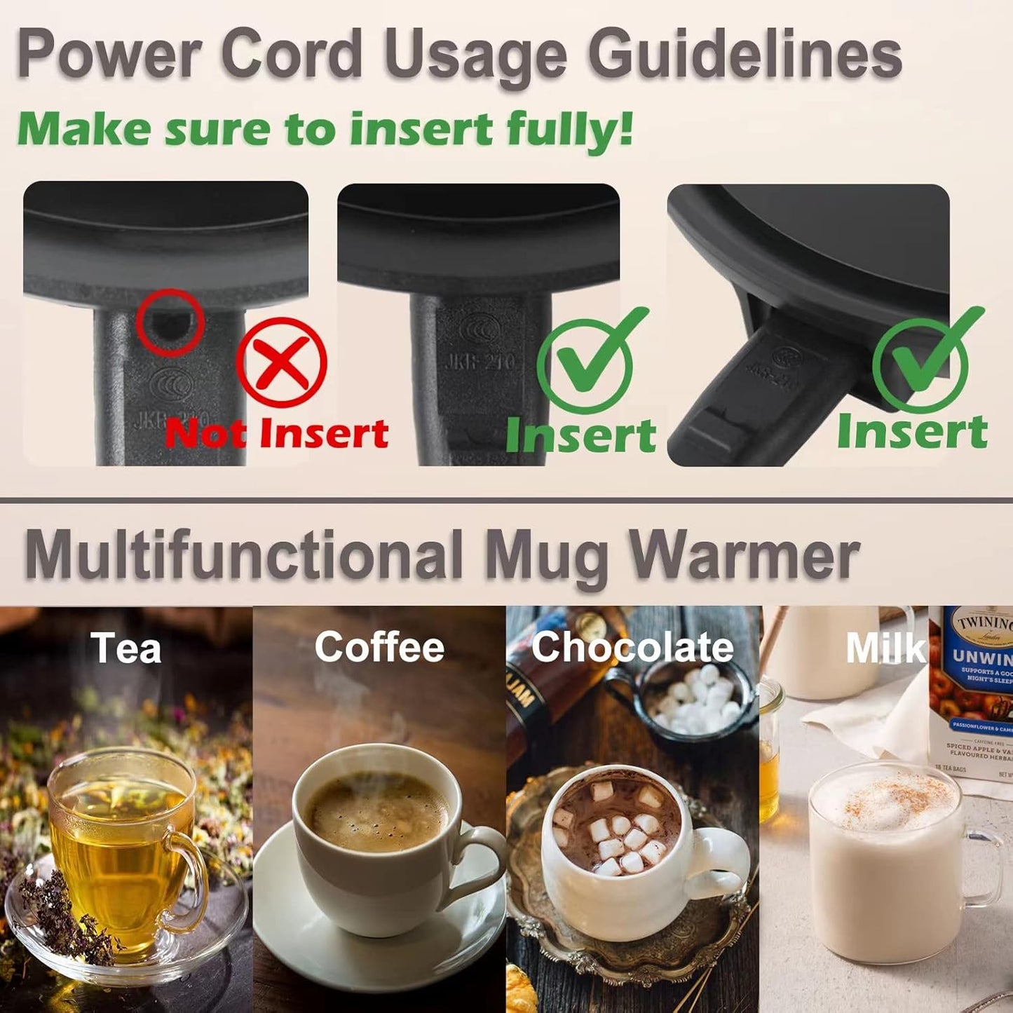 Candle & Coffee Warmer for Desk - Auto Shut Off