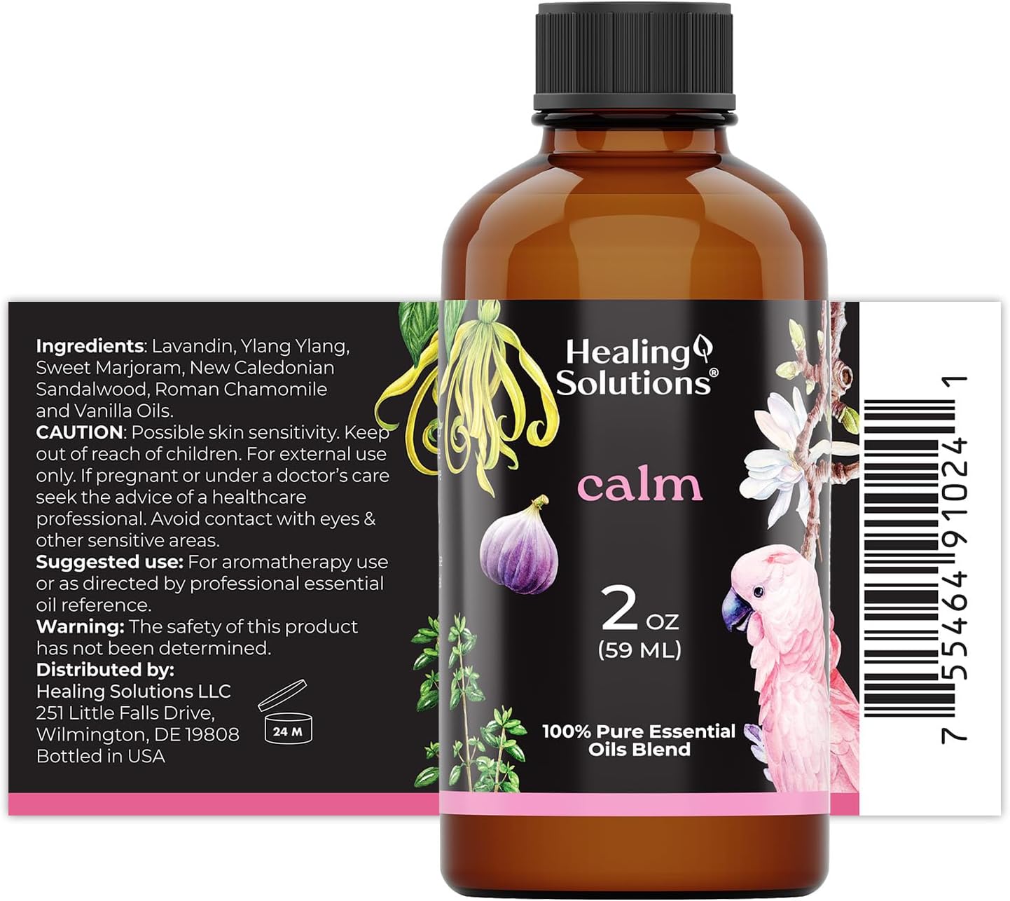 Healing Solutions Calm Blend Essential Oil - 2 Fluid Ounces