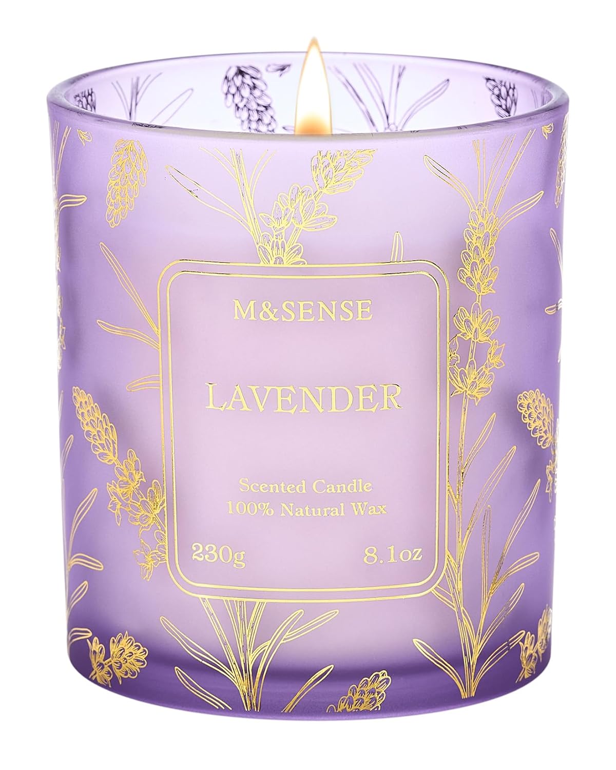 M&SENSE Lavender Candles Vegan Soy
