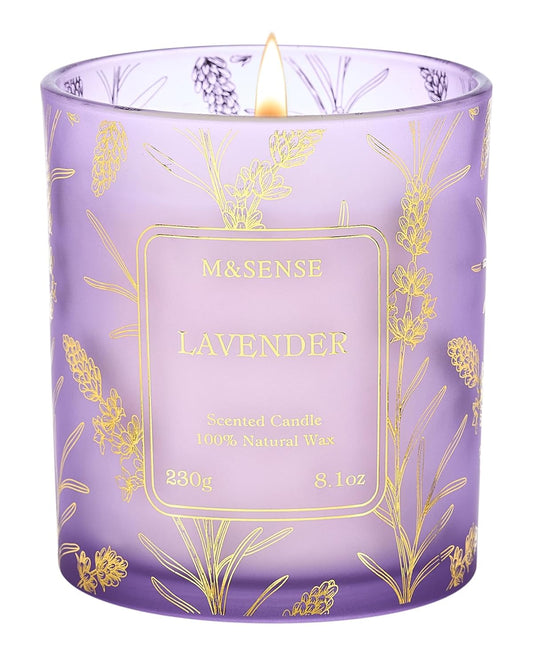 M&SENSE Lavender Candles Vegan Soy