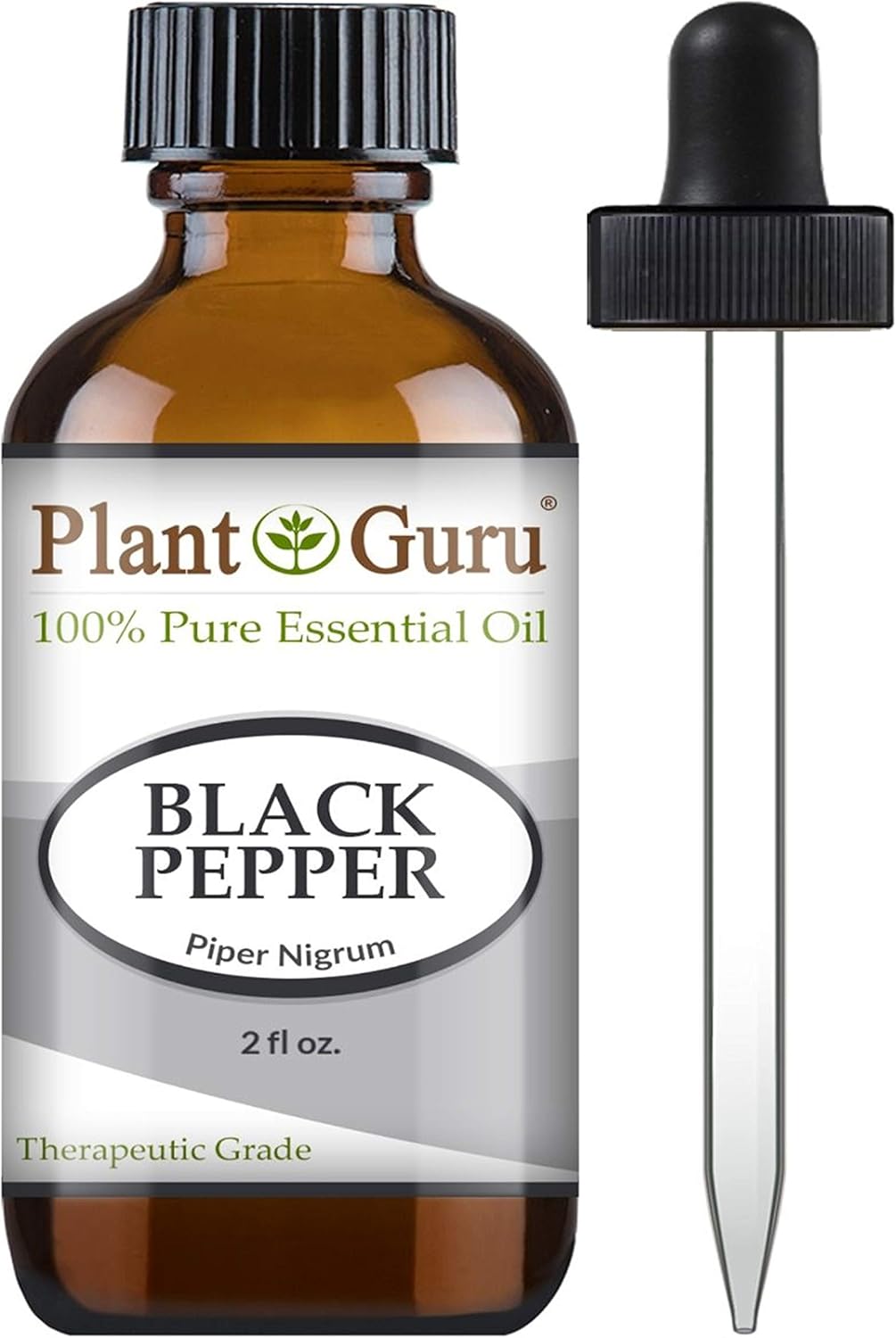 Black Pepper Essential Oil 2 oz Piper Nigrum 100% Pure Undiluted Therapeutic Grade.
