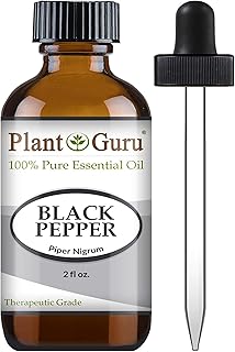 Black Pepper Essential Oil 2 oz Piper Nigrum 100% Pure Undiluted Therapeutic Grade.