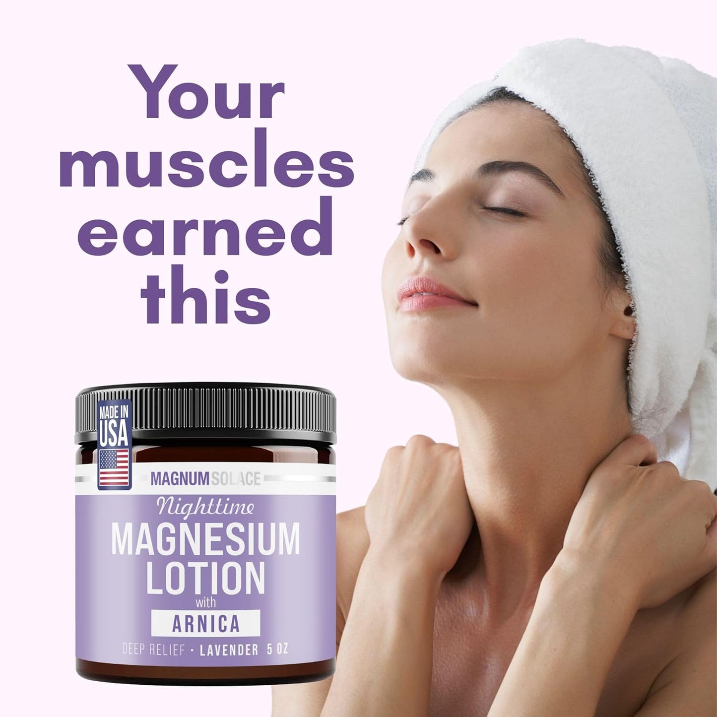 Arnica Nighttime Magnesium Cream, Plus 12 LBS Magnesium Flakes for Bath