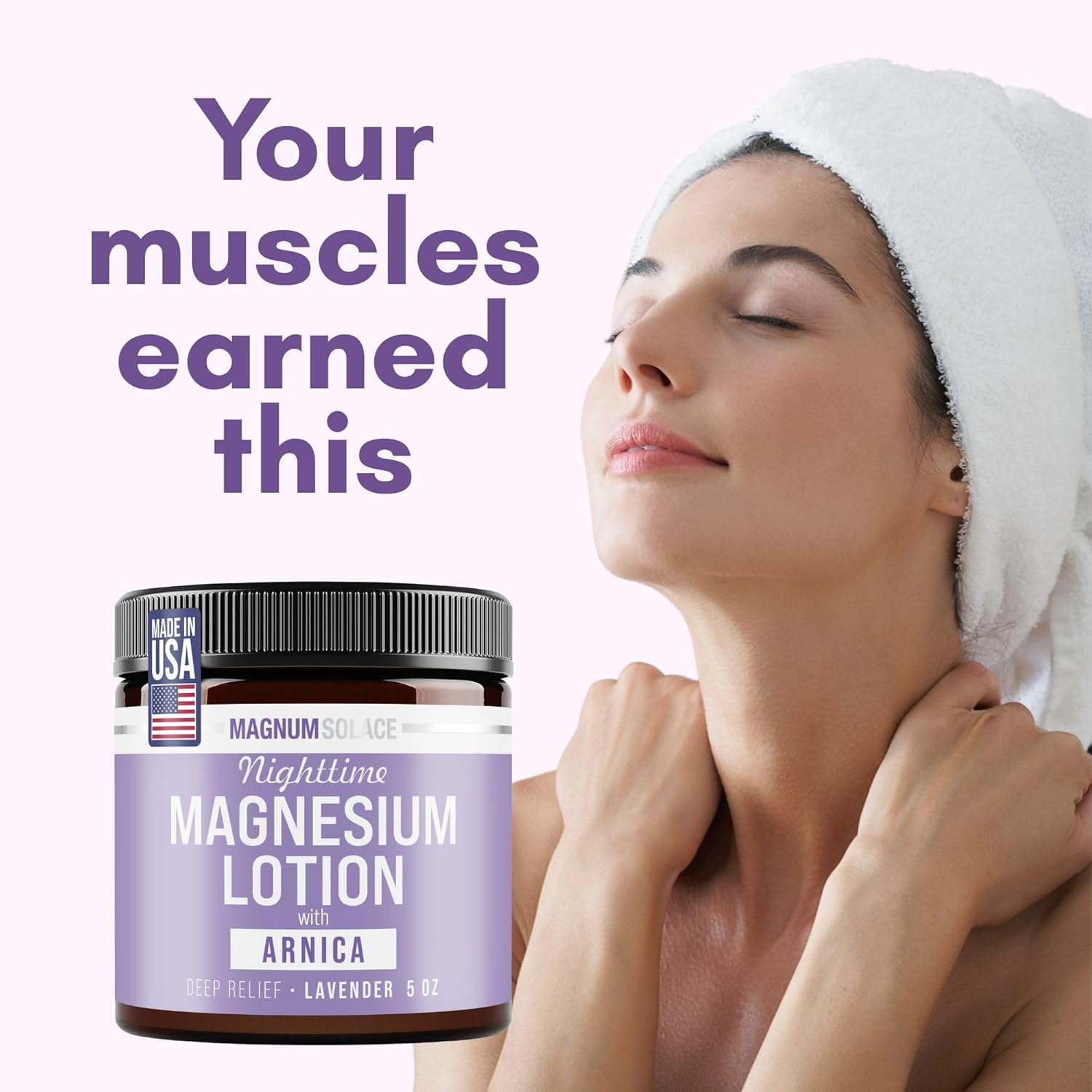 Arnica Nighttime Magnesium Cream, Plus 12 LBS Magnesium Flakes for Bath