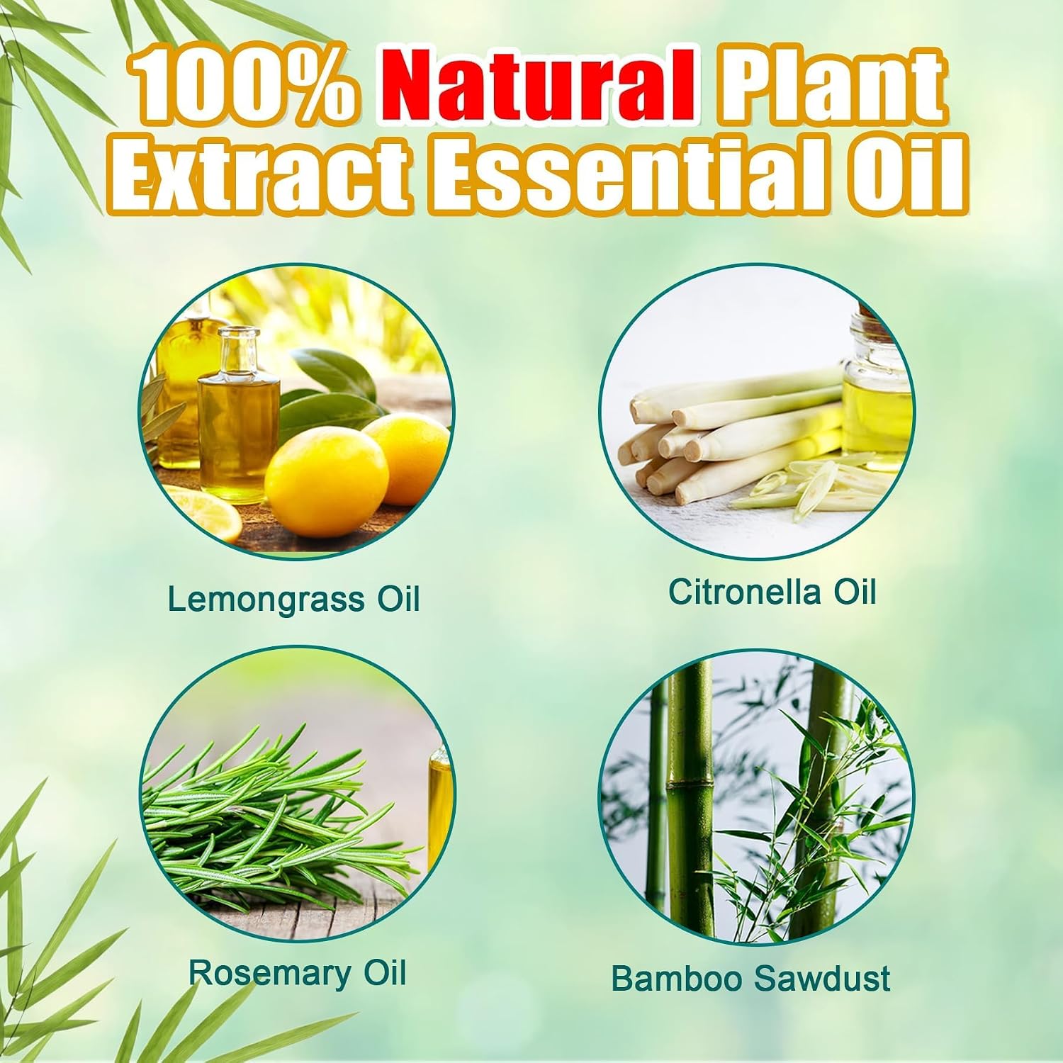 120 Pcs Citronella Oil Mosquito Incense Sticks, Natural Mosquito Repellent Outdoor Patio Plant-Based Bug Repellent for Patio Camping Essentials Fishing Backyard Travel Mosquito Control