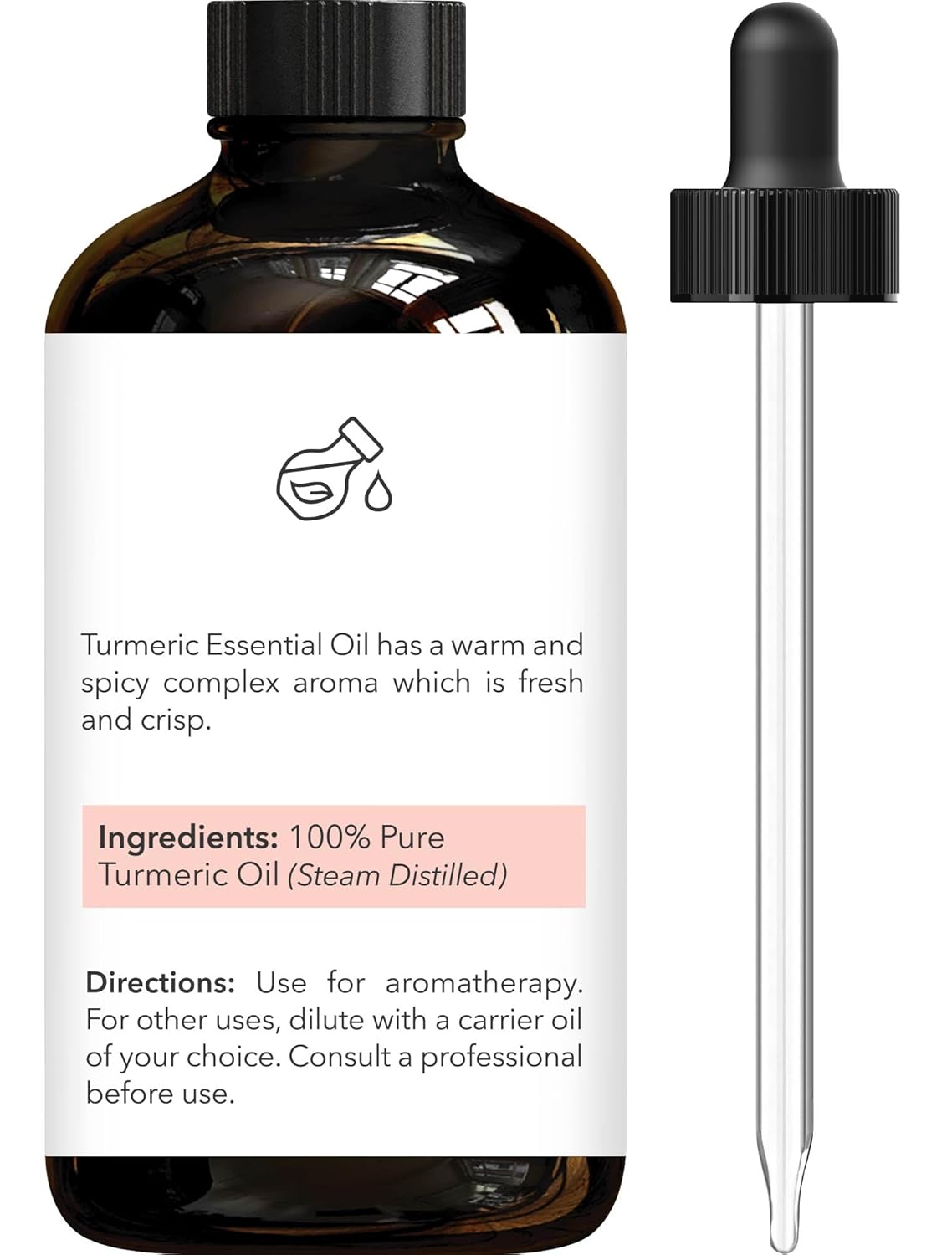 Brooklyn Botany Grapefruit & Turmeric Essential Oils – 4 Fl Oz (Pack of 2) – 100% Pure & Natural – Uplifting & Warm Aromatherapy Blend