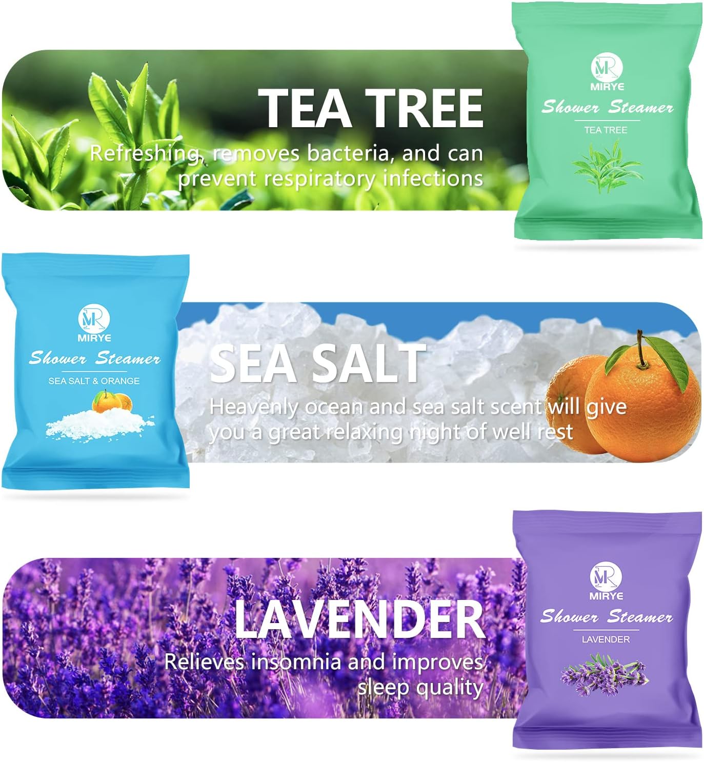 Shower Steamers Aromatherapy 24-Pack, Self Care Spa Gifts for Women& Men, Stress Relief with Natural Essential Oils, Coworker Appreciation Birthday Gift, Travel Essentials