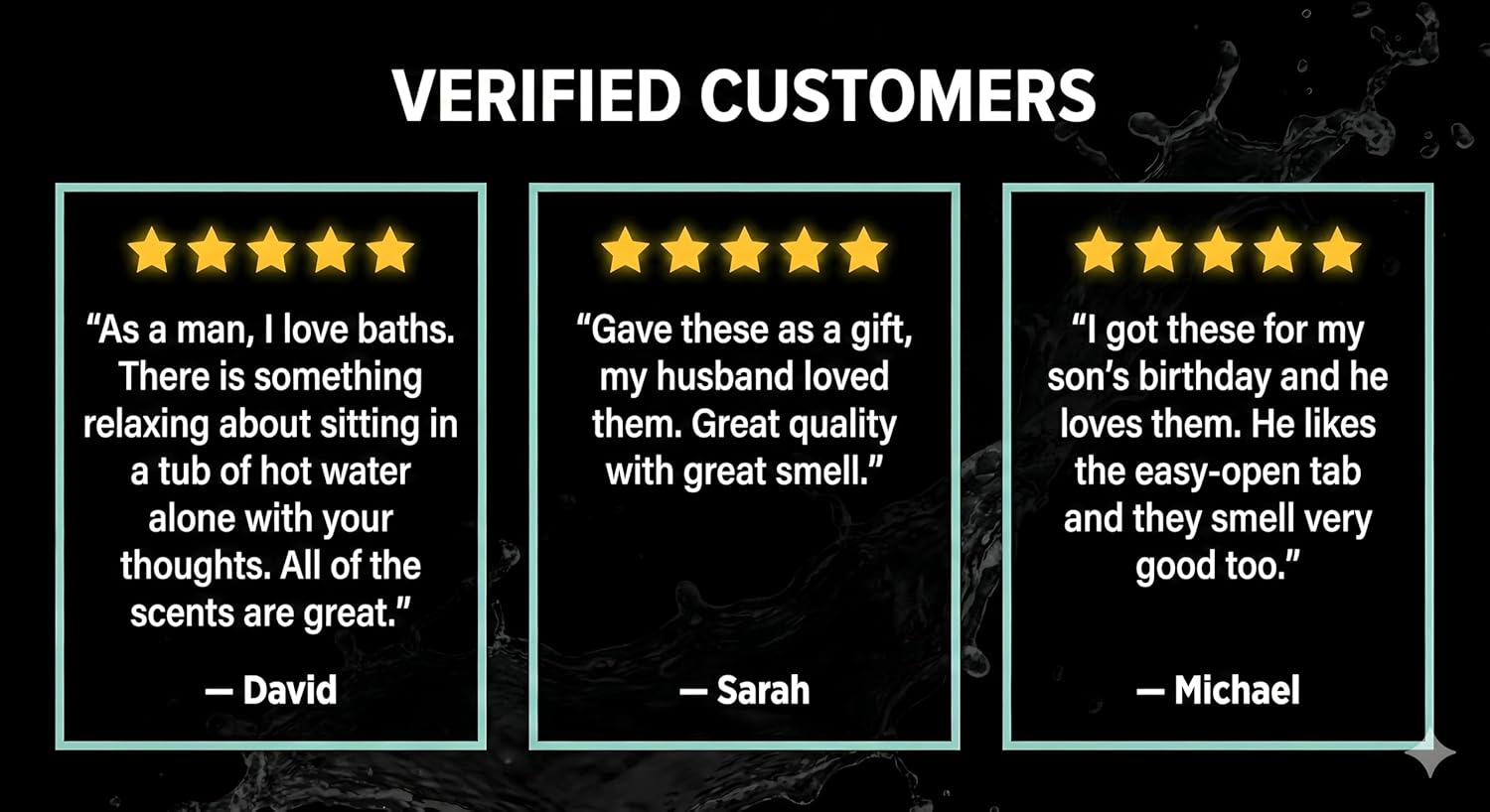 Bath Bombs for Men, Gift Set of 8 Scented Organic Handmade Bath Bombs of 2.5 oz with Natural Essential Oils for Boyfriend, Husband, Father or Friend, by ZenseMe
