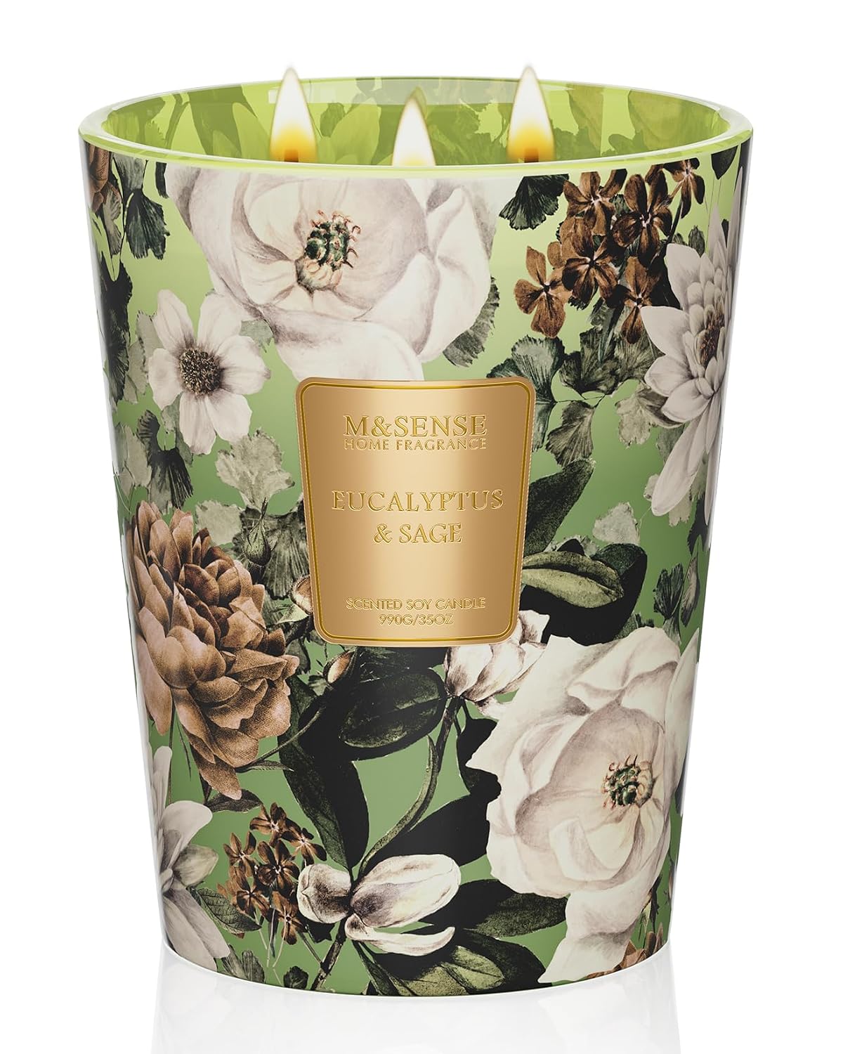 M&SENSE Eucalyptus Sage Soy Candle