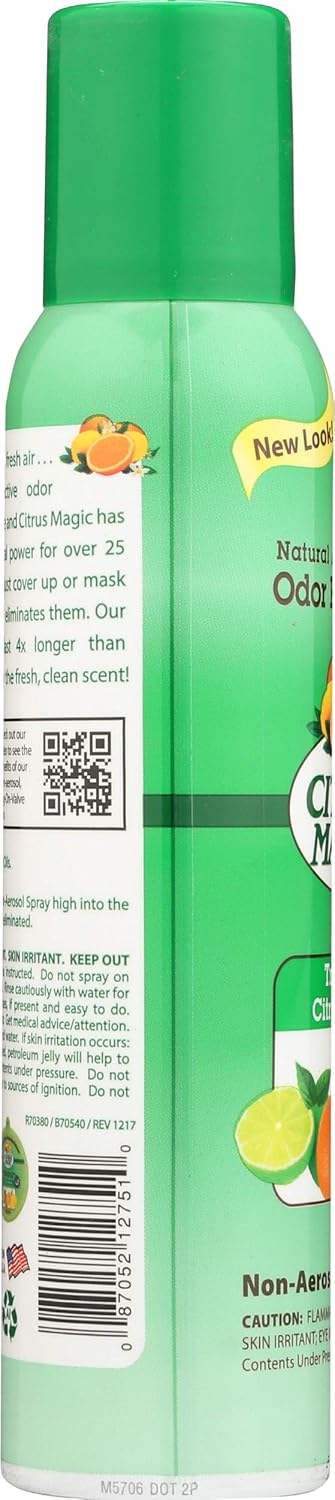 Citrus Magic Natural Odor Eliminating Air Freshener Spray, Fresh Citrus, 3-Ounce