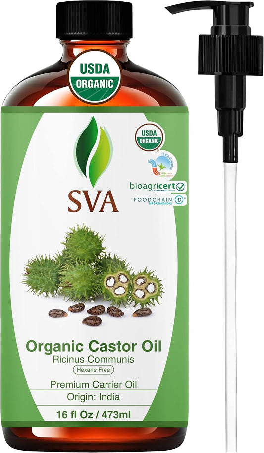SVA Organic Castor Seed Carrier Oil