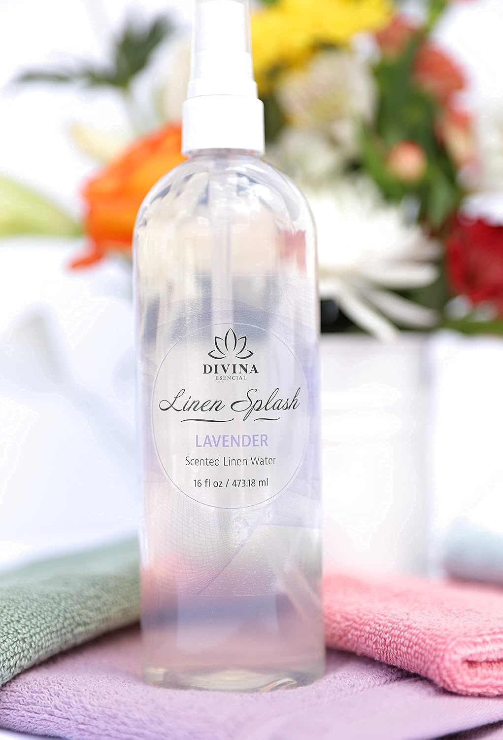 Lavender Linen and Room Spray Air Freshener 16oz. Aromatherapy Spray for Relaxation and Sleep. Pillow spray, Linen Mist, Fabric Spray, Laundry Basket or just Spray Around The House