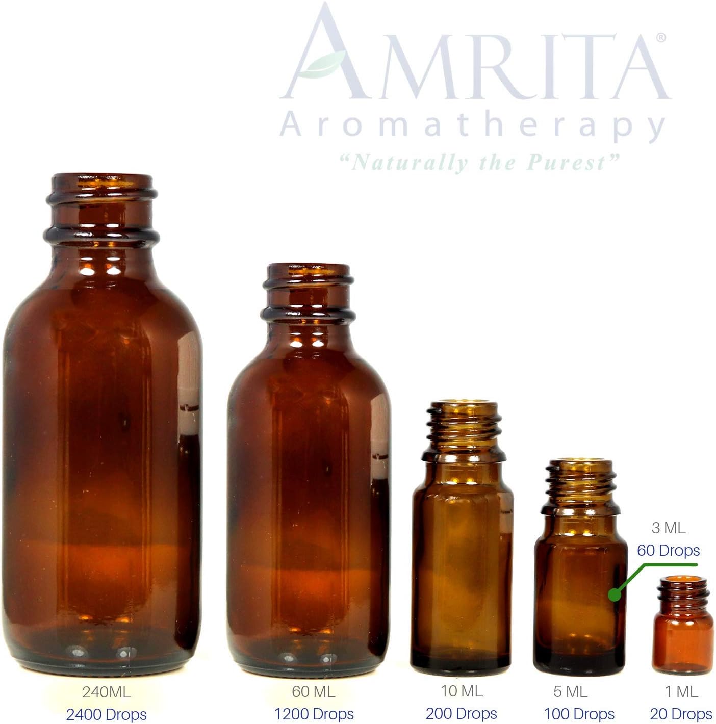 Amrita Aromatherapy Frankincense CO2 Essential Oil, 100% Pure Undiluted Boswellia carteri, Therapeutic Grade, Premium Quality Aromatherapy Oil, Tested & Verified, 60ML