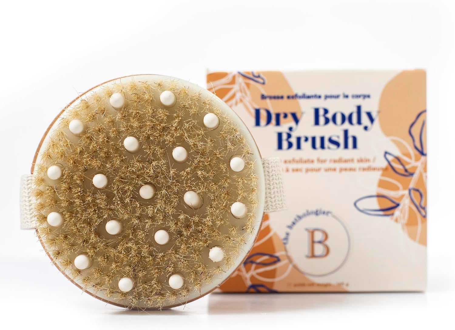 The Bathologist Dry Brush, Natural Exfoliating Body Brush for Smooth & Glowing Skin, Buffs Away Dryness, Invigorating Self-Care & Eco-Friendly Design, 1 Count