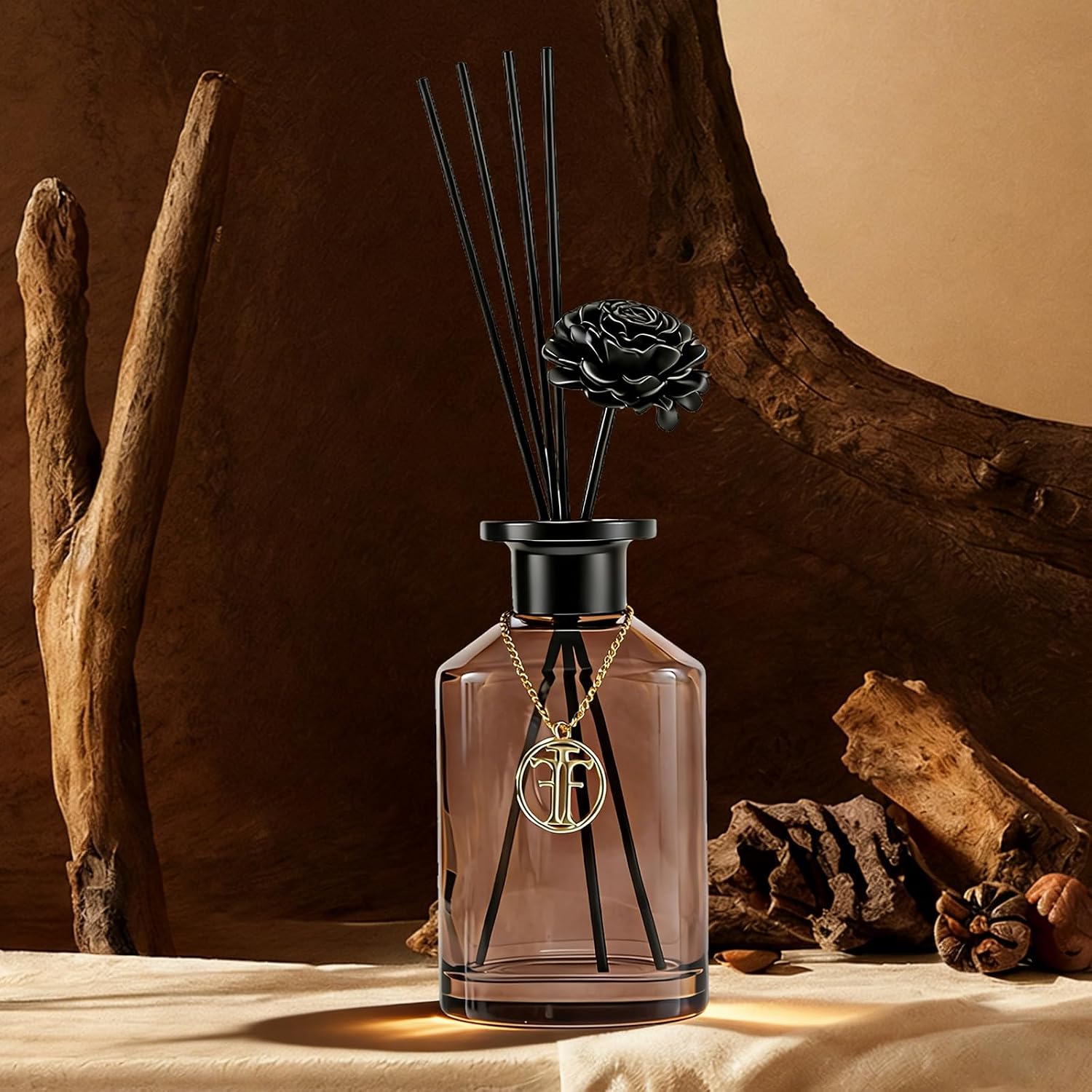 Reed Diffuser Sets Refillable Cosmetic Spray Bottles Home Fragrance Accessories Oil Dispensing Bottles Liquid Distribution Bottle DIY Empty Bottle Flat