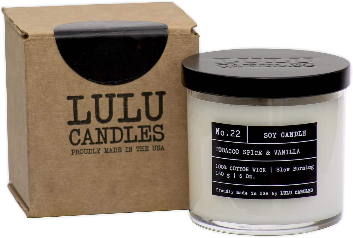 Lulu Candles | Island Coconut | Luxury Scented Soy Jar Candle | Hand Poured in The USA | Highly Scented & Long Lasting (6 Oz.)