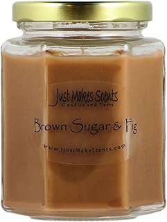 Brown Sugar & Fig Scented Blended Soy Candle by Just Makes Scents